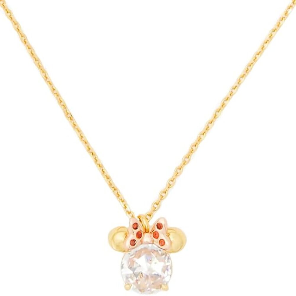 Kate Spade New York x Disney Minnie Mouse Cubic Zirconia necklace